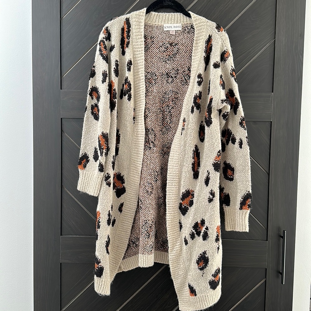 Leopard cardigan